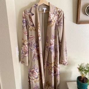 Floral Duster Jacket